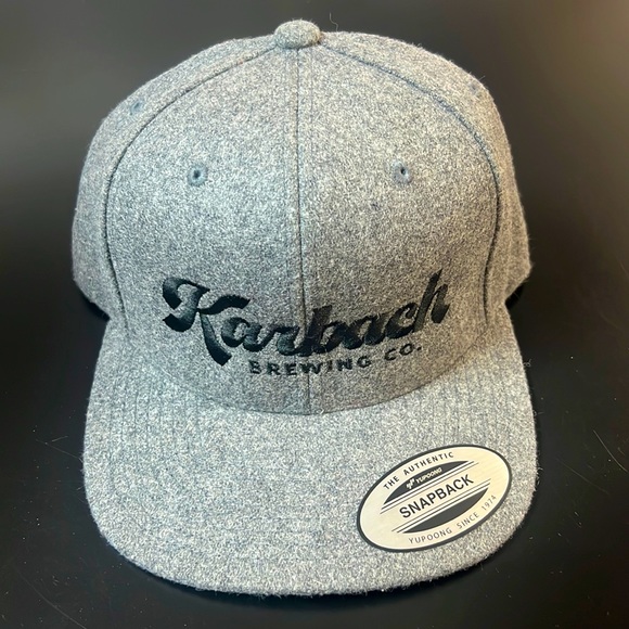 New Era Other - Karbach Brewing Co Wool Snapback Hat Grey Houston